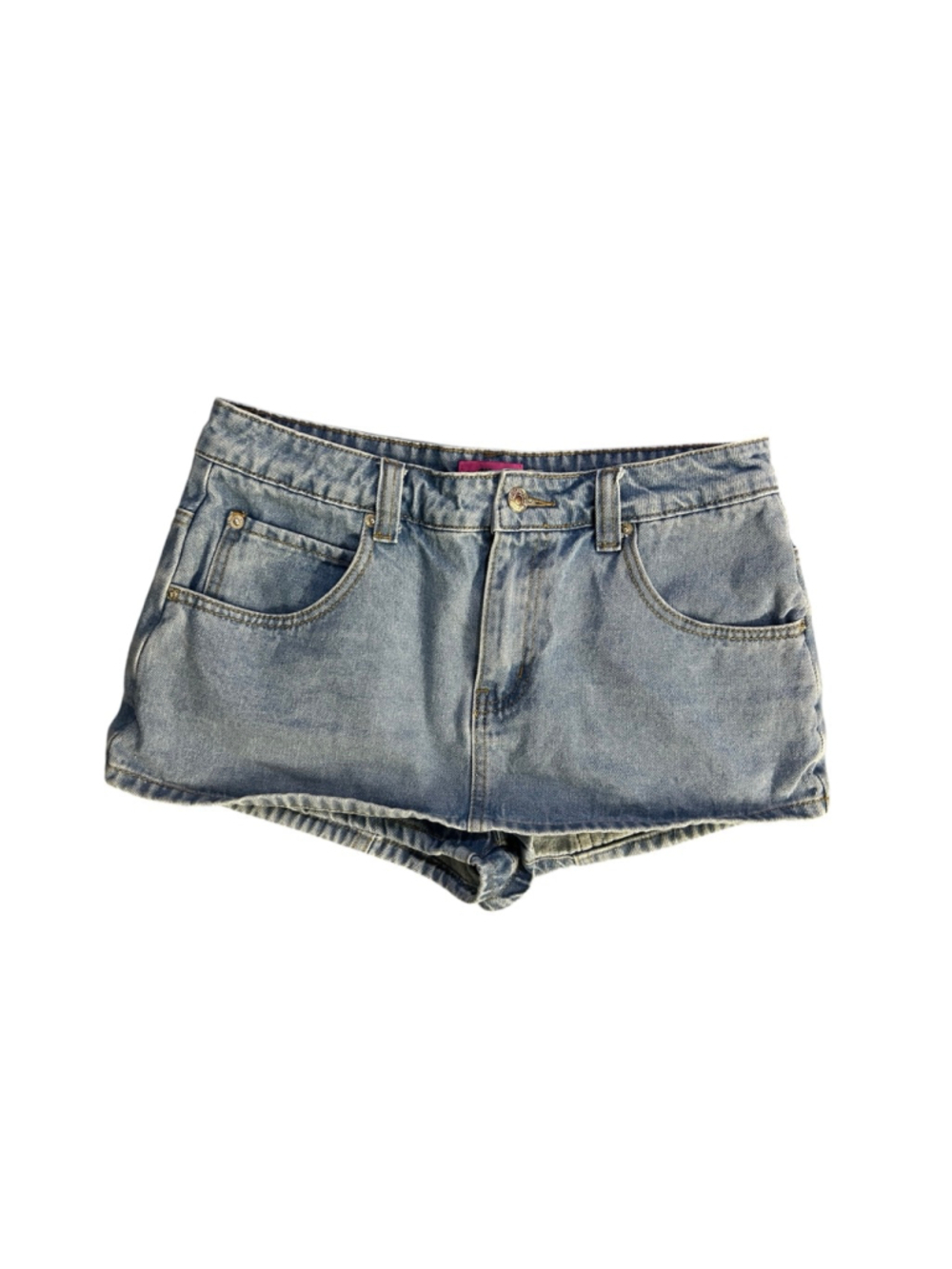 edikted Blue Denim Jean Skirt Shorts M